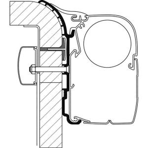 Adapter für Bürstner Ixeo T728 / T734, Länge 4,5 m - Artikel Adapter Bürstner Ixeo T728 / T734, Länge 4,5 m 
