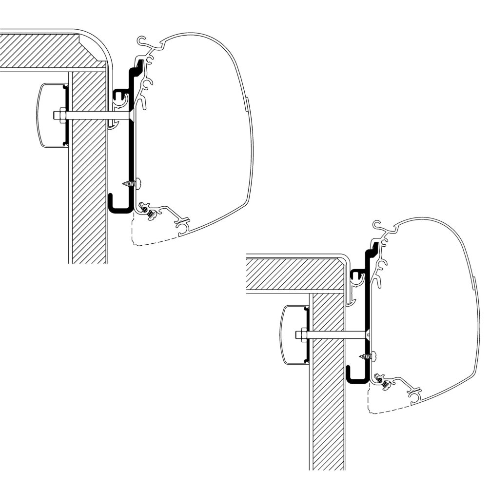 Adapter Rapido Serie 7, 8, 9, Länge 4 m 90 685