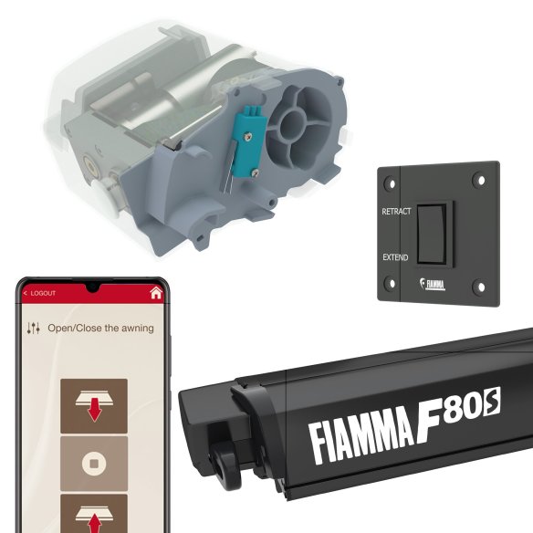 Fiamma Motor Kit Advanced F80 S, Deep Black