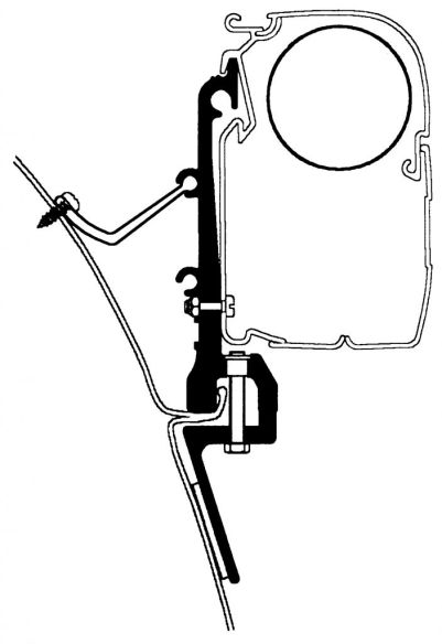 Van-Adapter (Anbauvariante 2)